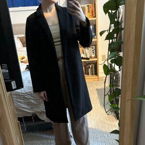 Zara Sz S Black Coat